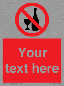 Custom prohibition no alcohol